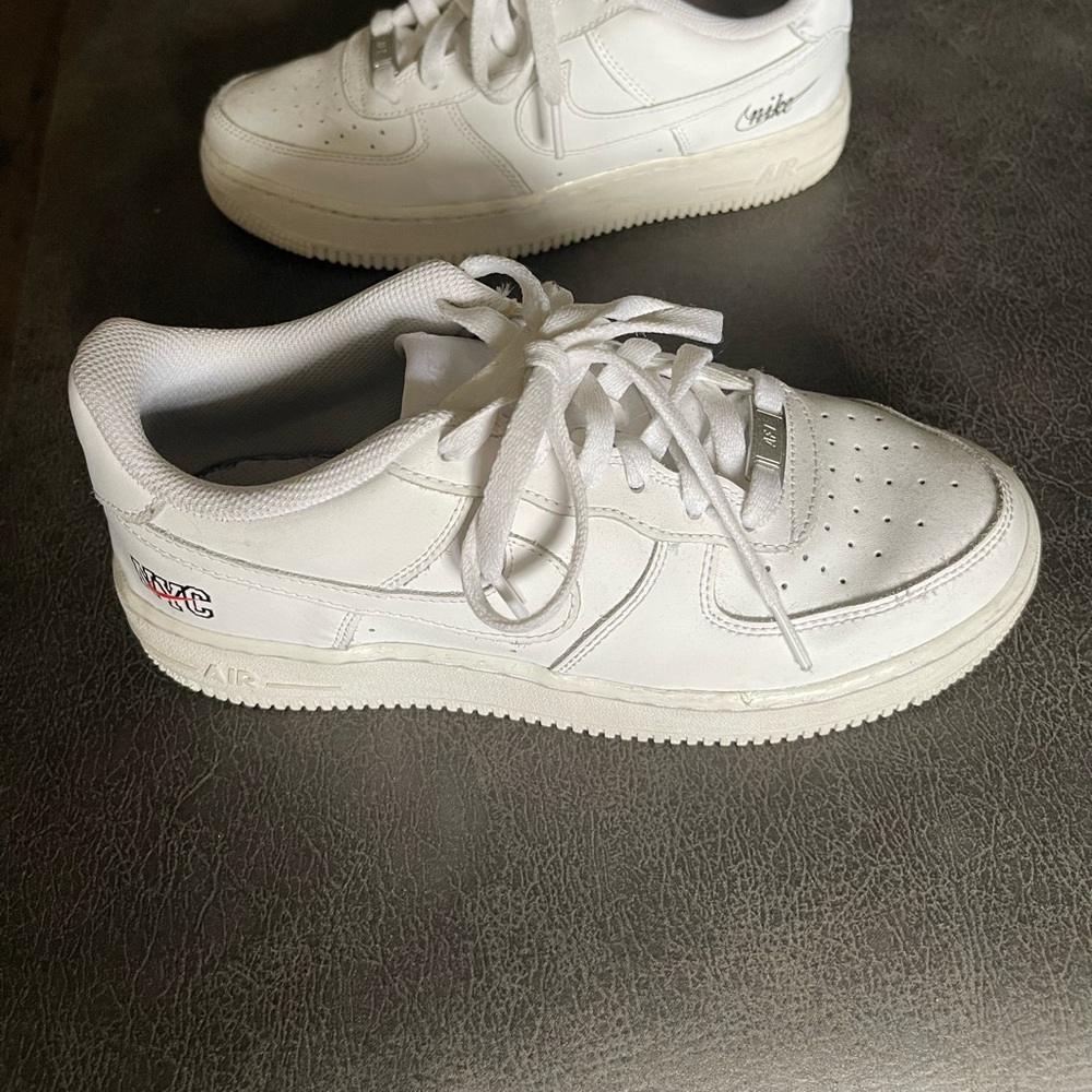 Nike Air Force 1 custom made Nike shop in NYC. Only worn a few times.